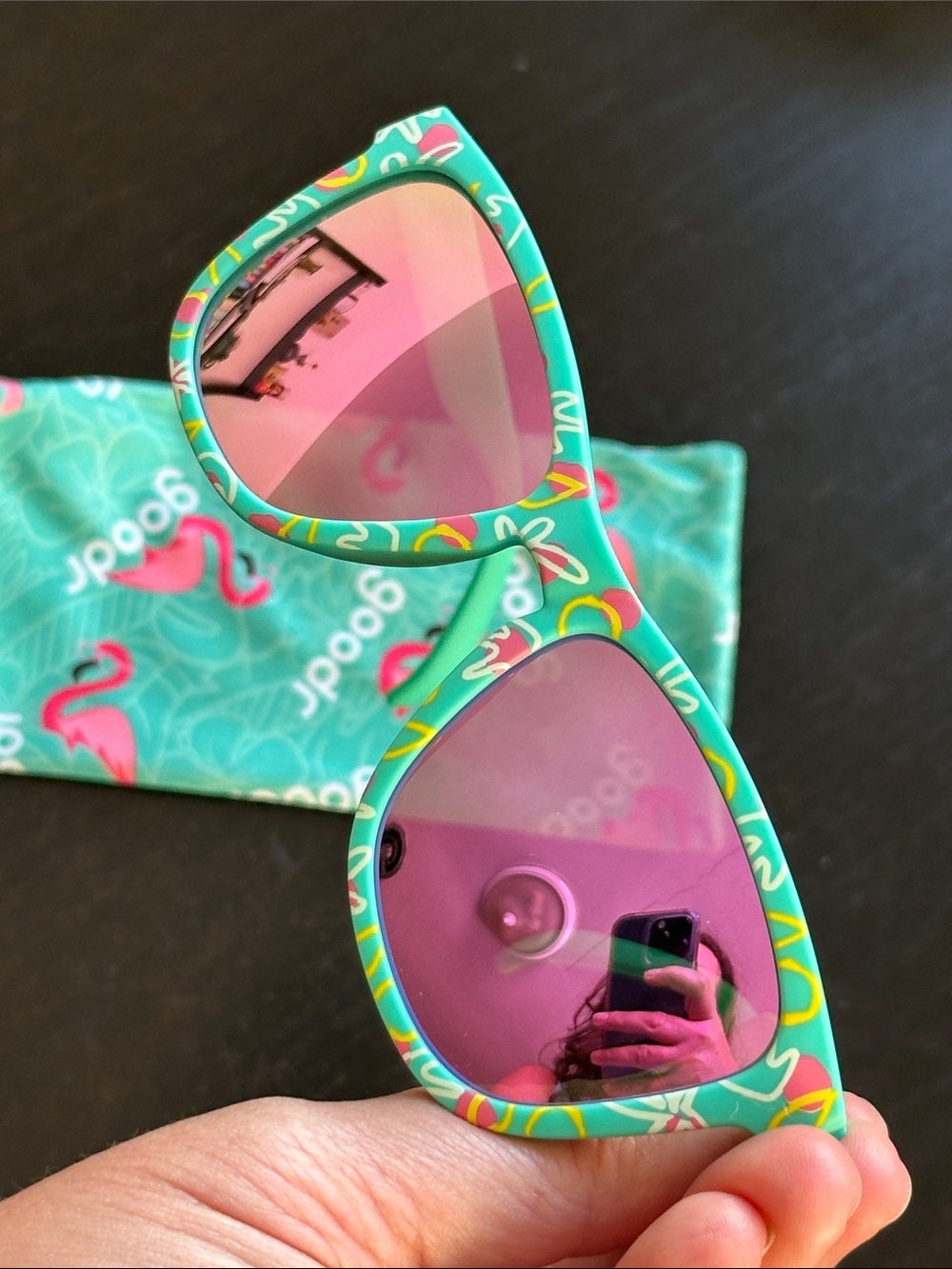 Goodr OG “Bar Napkin Numerology” sunglasses - Limited Edition - Picture 6 of 6